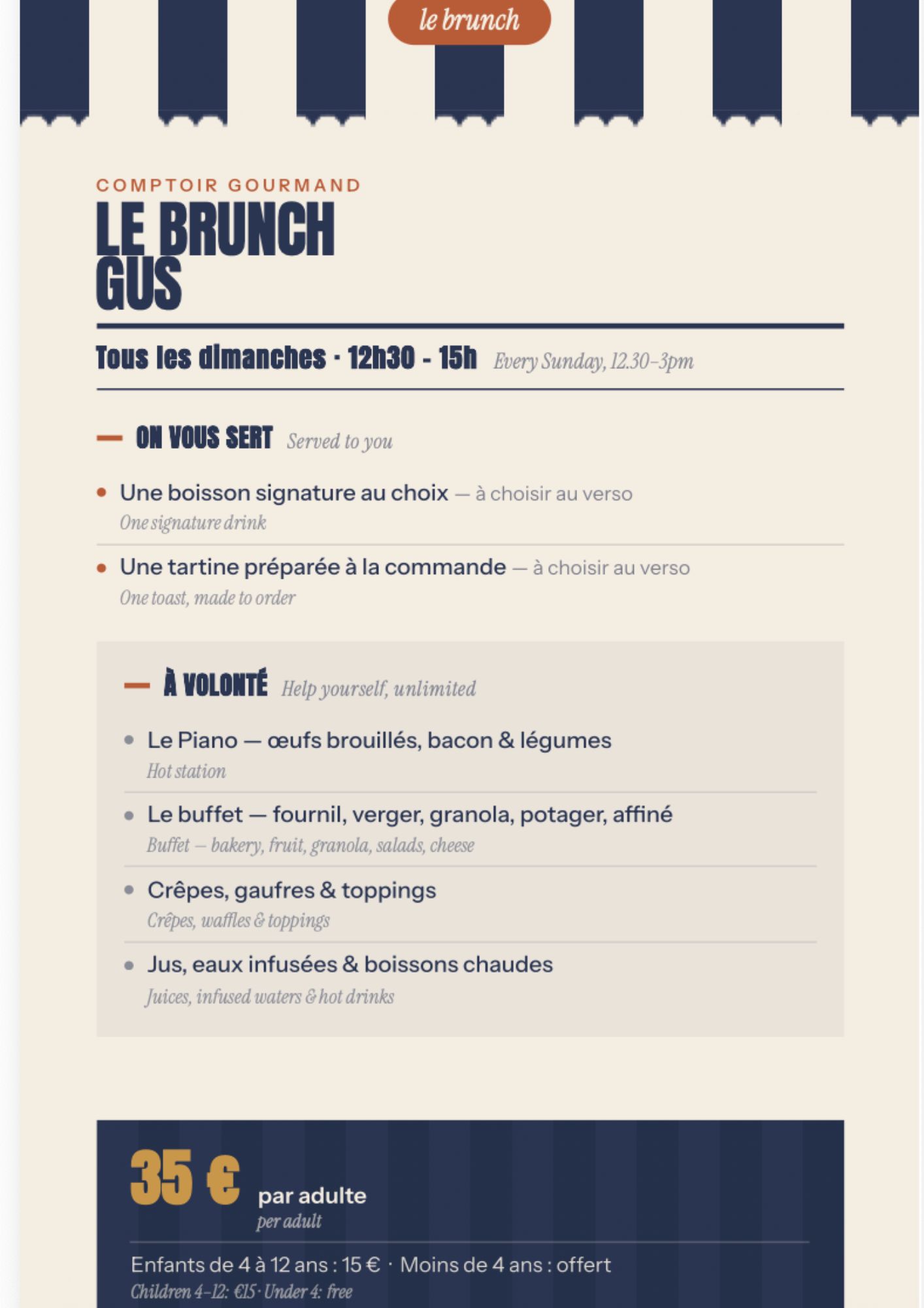 image du menu