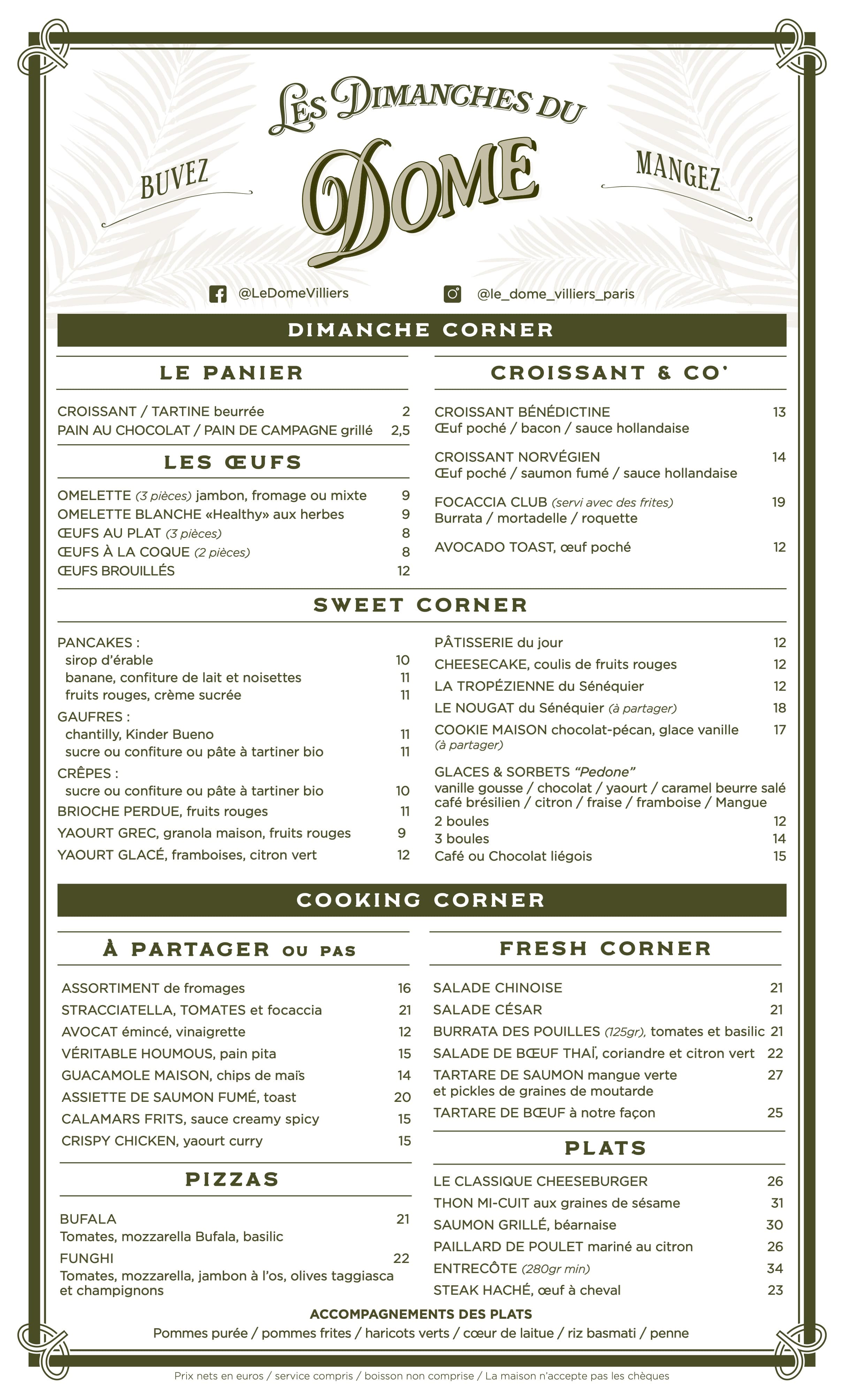 image du menu