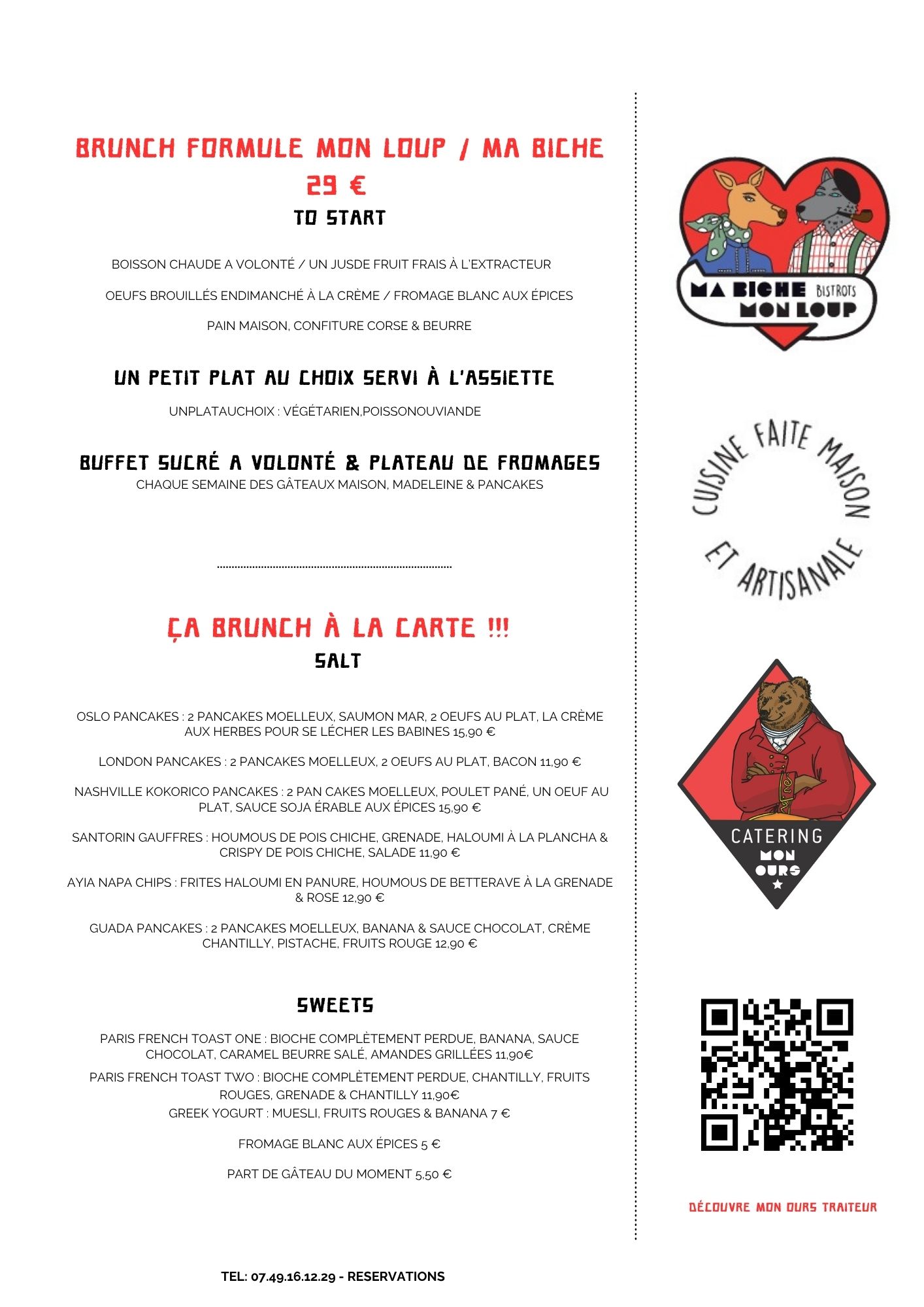 image du menu